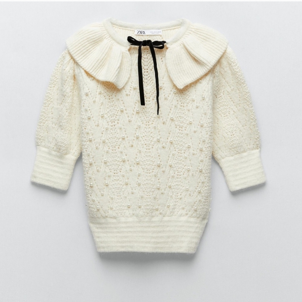 Knit Zara Pearl Sweater